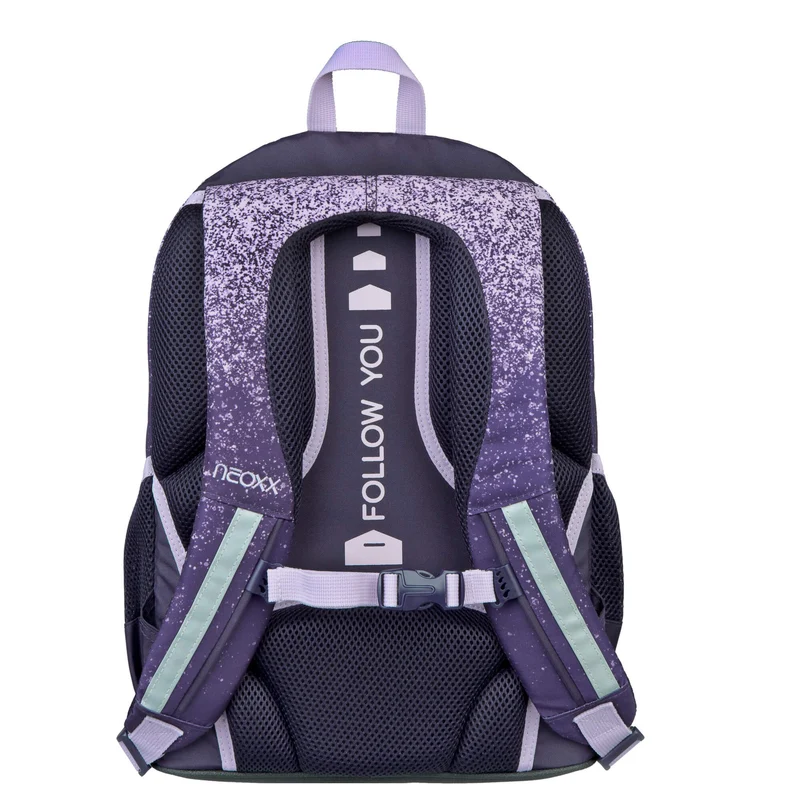 Neoxx FLOW - Mochila escolar 42.5 cm (Glitterally perfect)
