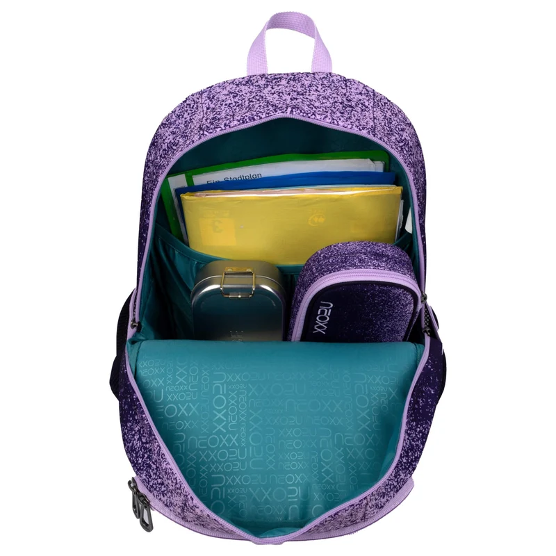 Neoxx FLOW - Mochila escolar 42.5 cm (Glitterally perfect)