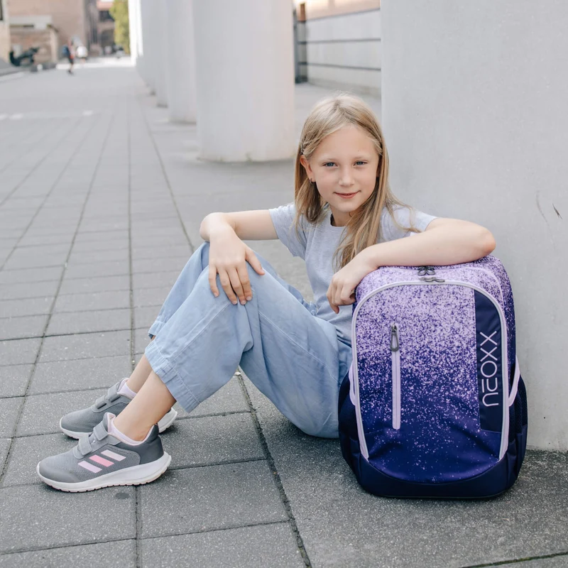 Neoxx FLOW - Mochila escolar 42.5 cm (Glitterally perfect)