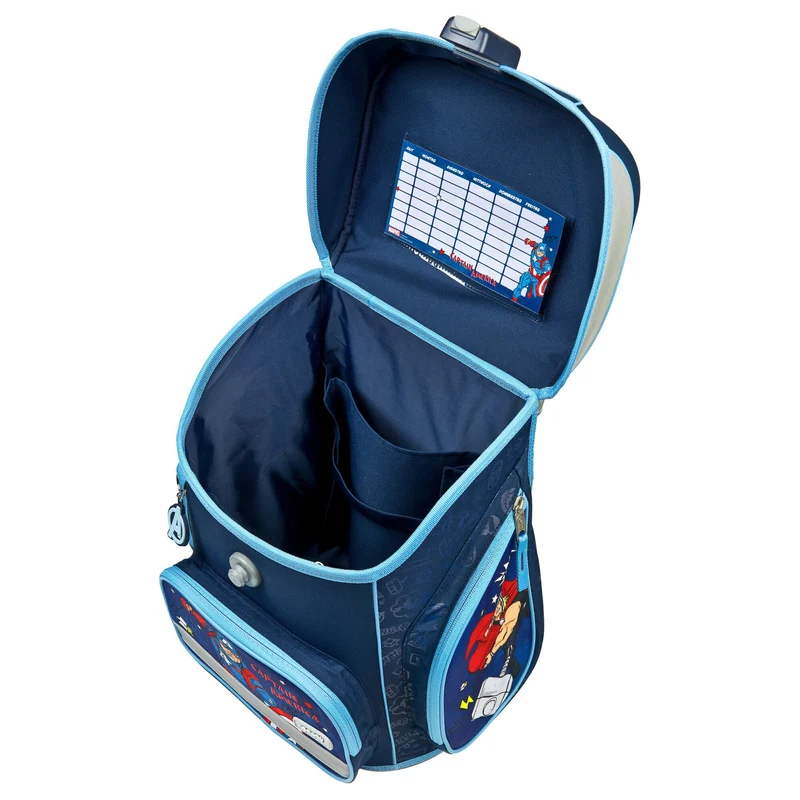 Scooli EasyFit - Mochila escolar Set 5tlg. (Avengers)