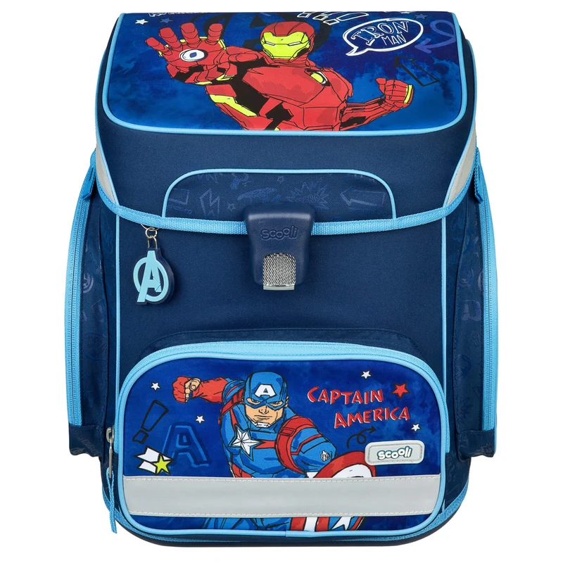 Scooli EasyFit - Mochila escolar Set 5tlg. (Avengers)