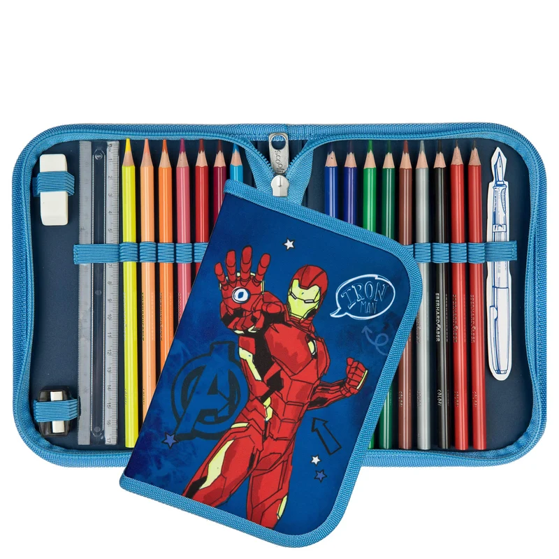 Scooli EasyFit - Mochila escolar Set 5tlg. (Avengers)