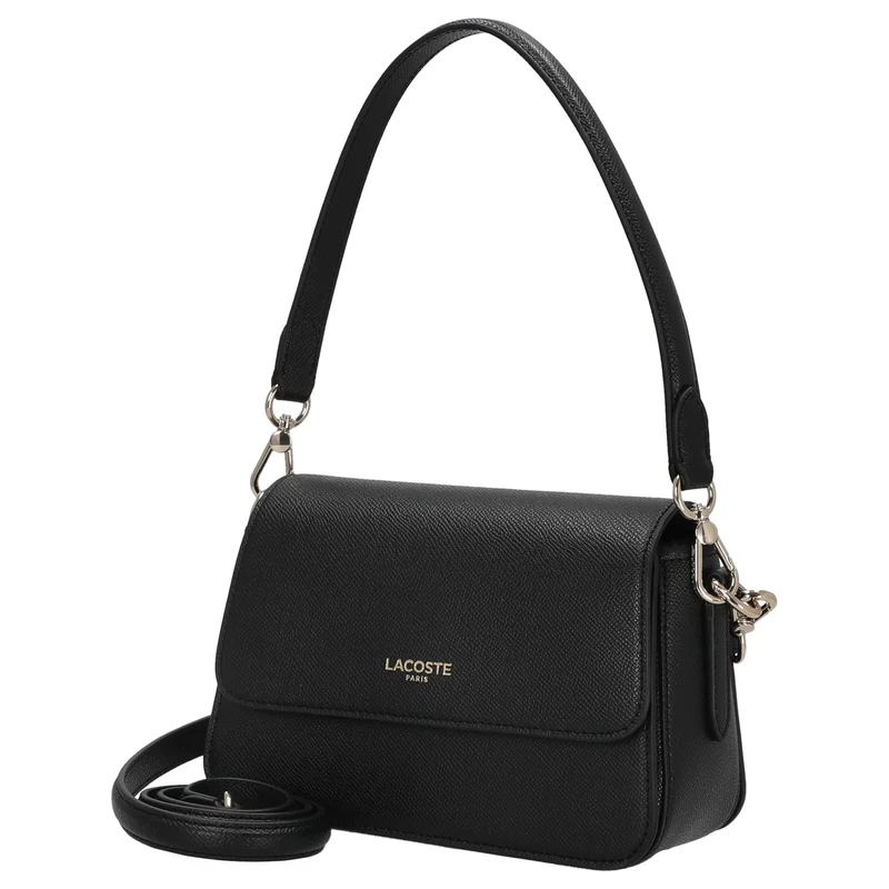 Lacoste Champs-Elysées - Bolso de hombro 21 cm (black)