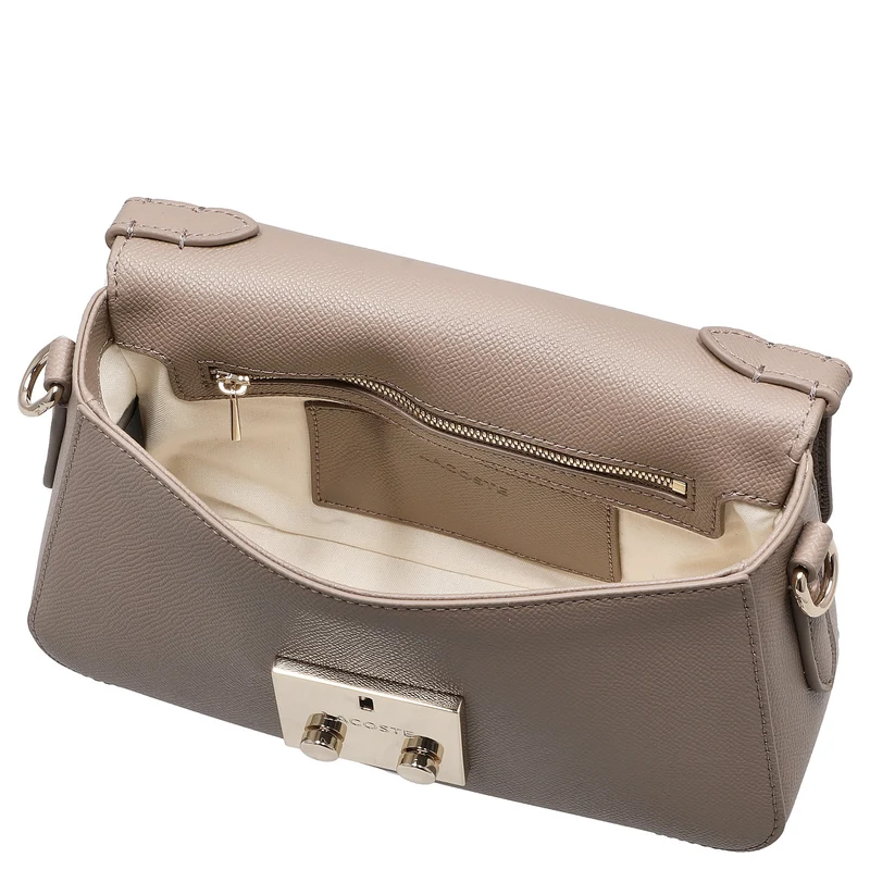 Lacoste Champs-Elysées - Bolso bandolera 35 cm (taupe)