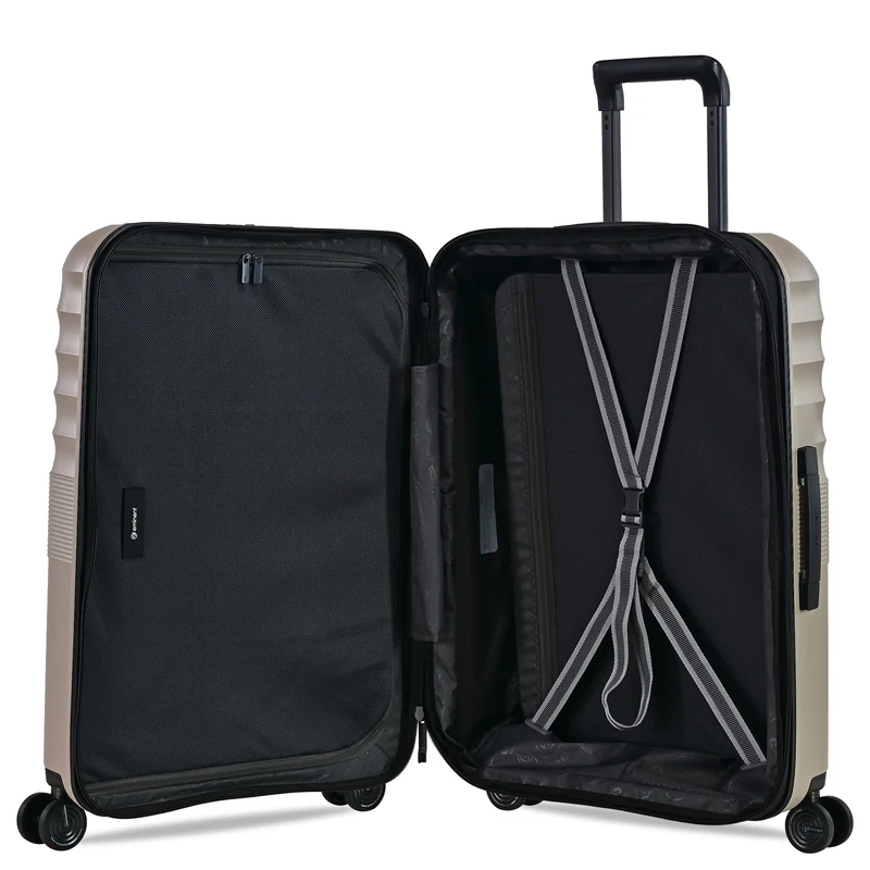 Eminent DANDELION - Trolley de cabina S 4 ruedas 55 cm expandible (beige)