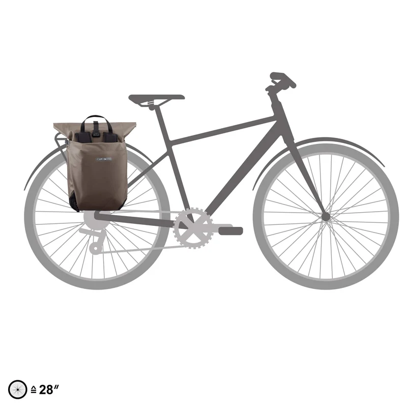 Ortlieb Vario 20 Hinterradtasche - Mochila 45 cm (dark sand)