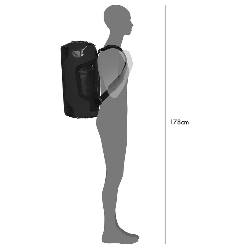 Ortlieb Duffle 40 - Bolsa de viaje/ Mochila 53 cm (black)