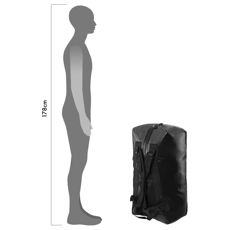Ortlieb Duffle 110 - Bolsa de viaje/ Mochila 70 cm (black)
