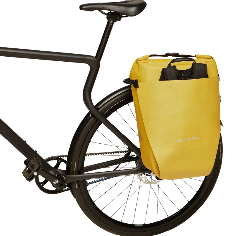 Vaude Proof Transformer 2in1 - Bolsa para bicicleta/Mochila para bicicleta 13.3" (burnt yellow)