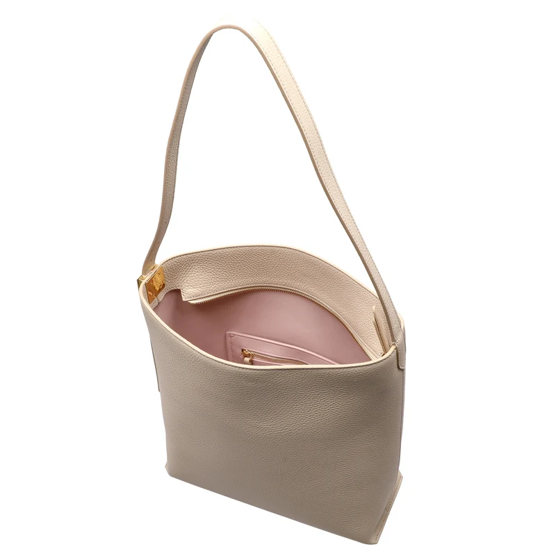 Coccinelle C-Me Lock - Bolso de hombro 30.5 cm (sandshell)