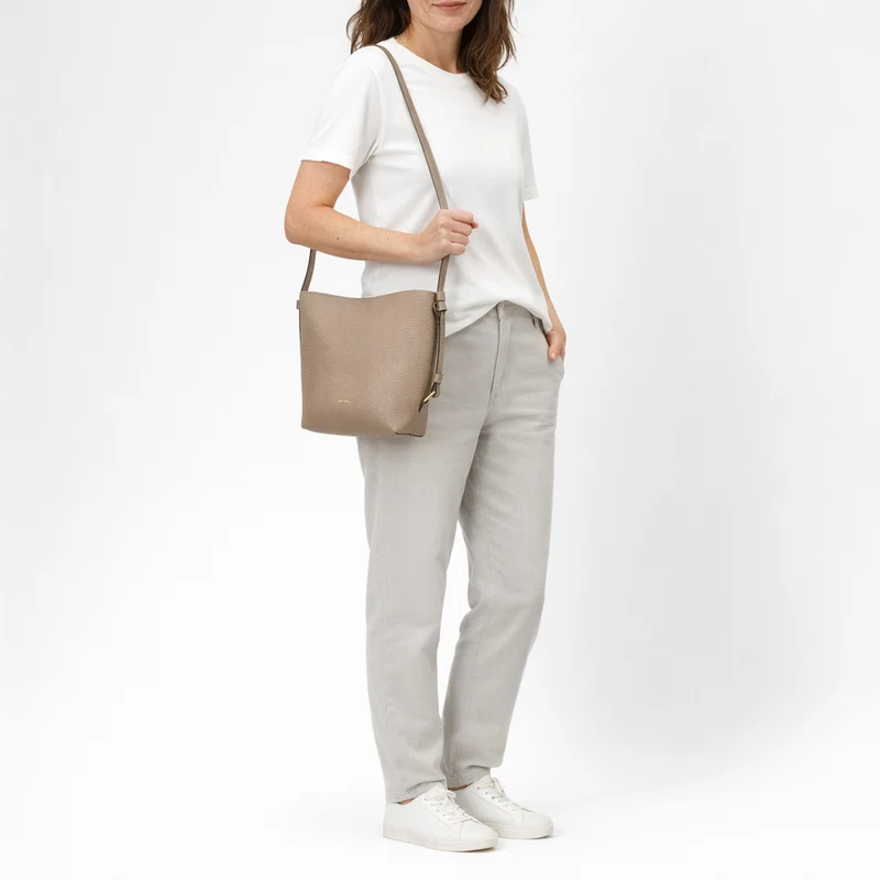 abro Cosmo Tekla - Bolso de hombro 24 cm (siena)