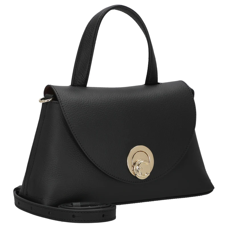 Coccinelle Nikla - Bolso de mano 26 cm (noir/cognac)