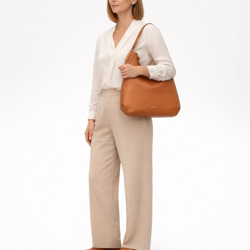 Coccinelle Rebekka - Bolso de hombro 34 cm (crab)