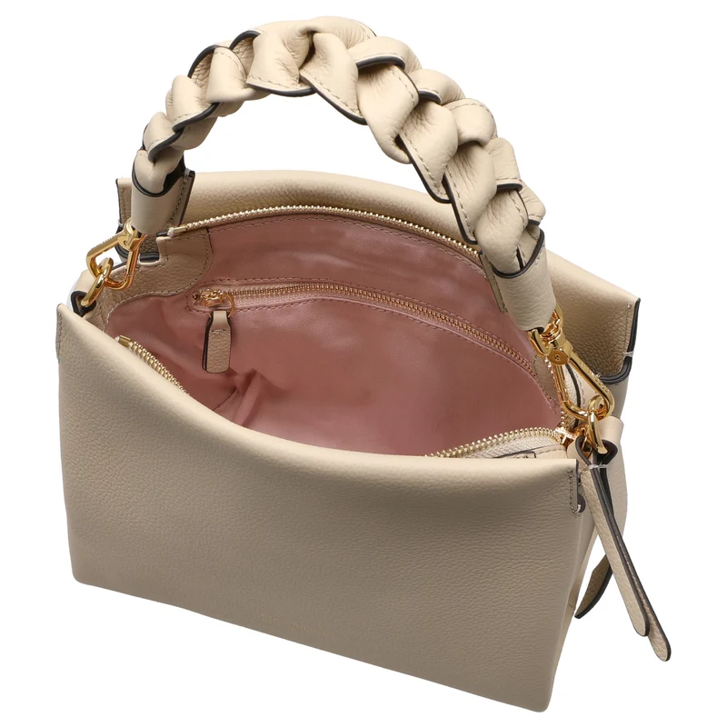 Coccinelle Boheme Grana Double - Bolso de mano S 23 cm (sandshe/seagras)