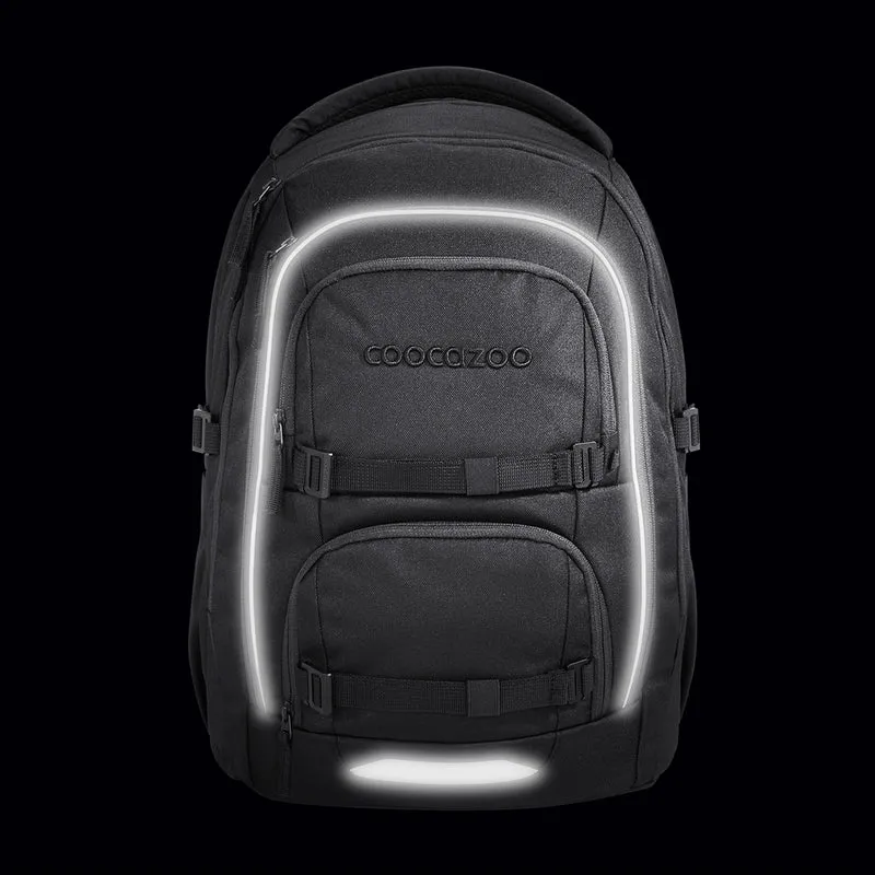 Coocazoo Porter - Mochila escolar 44 cm (Black Coal)