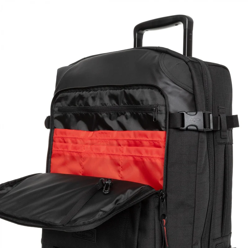 Eastpak selection Tranverz CNNCT 42 - Bolsa de viaje con ruedas 51 cm S (cnnct rip black)