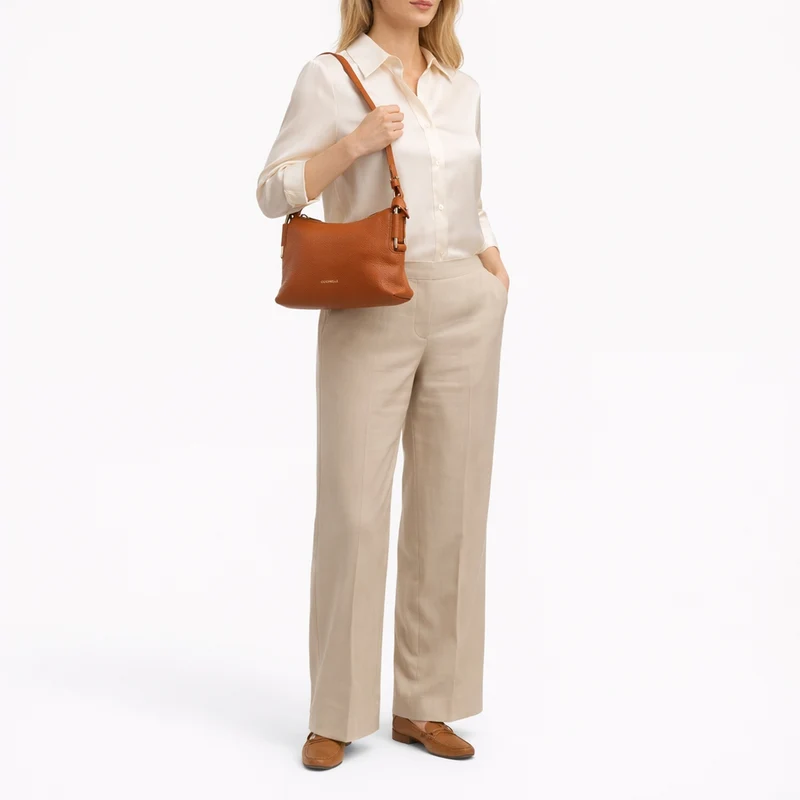 Coccinelle Rebekka - Bolso de hombro 23 cm (crab)