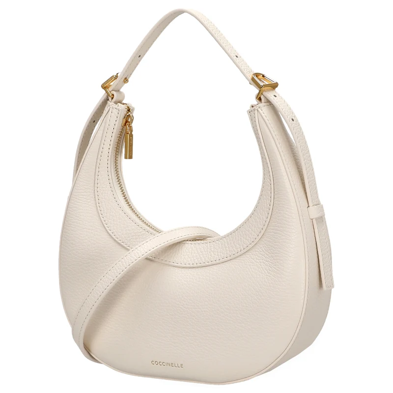 Coccinelle Whisper - Bolso de hombro 23.5 cm (pearl)