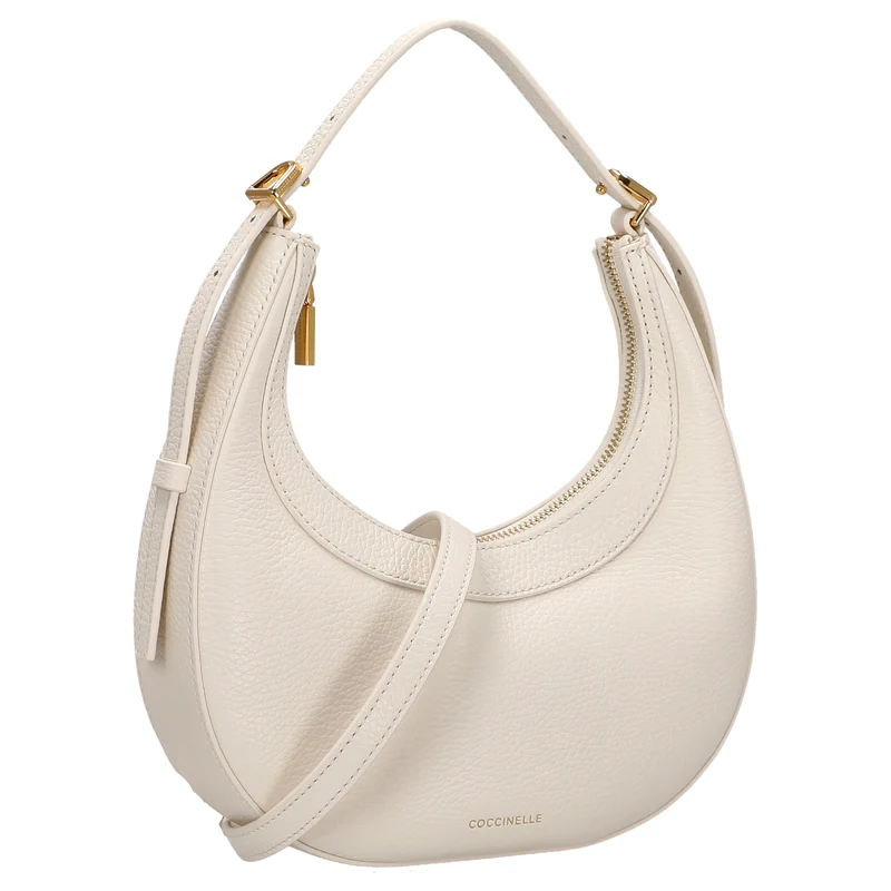 Coccinelle Whisper - Bolso de hombro 23.5 cm (pearl)