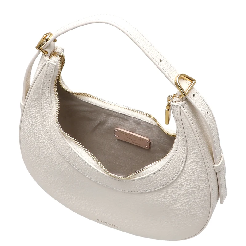 Coccinelle Whisper - Bolso de hombro 23.5 cm (pearl)