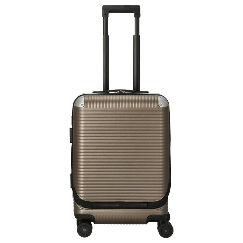FPM Milano Bank Light Spinner 53 front pocket - Maleta de cabina con 4 ruedas 53 cm (matt almond)