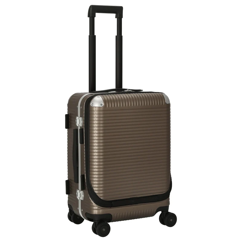 FPM Milano Bank Light Spinner 53 front pocket - Maleta de cabina con 4 ruedas 53 cm (matt almond)