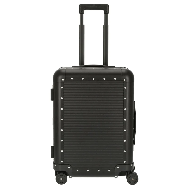 FPM Milano Bank aluminum Spinner 55 M - Trolley de cabina con 4 ruedas 55/25 cm (caviar black)