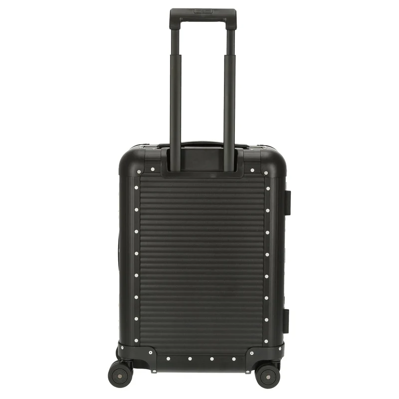 FPM Milano Bank aluminum Spinner 55 M - Trolley de cabina con 4 ruedas 55/25 cm (caviar black)