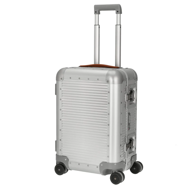 FPM Milano Bank aluminum Spinner 53 - Trolley de cabina con 4 ruedas 53/25 cm (moonlight silver)
