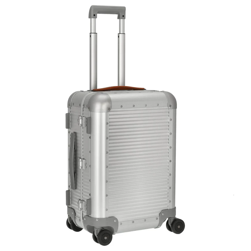 FPM Milano Bank aluminum Spinner 53 - Trolley de cabina con 4 ruedas 53/25 cm (moonlight silver)