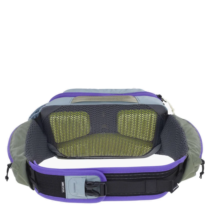 Evoc Hip Pack Pro 3 Hydration 1.5L - Riñonera 28 cm (steel/violet/dark olive)