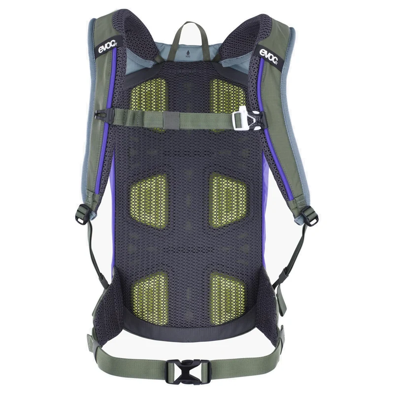 Evoc Stage 6 + Hydrationsblase 2 - Mochila de ciclismo 42 cm (steel/violet/dark olive)
