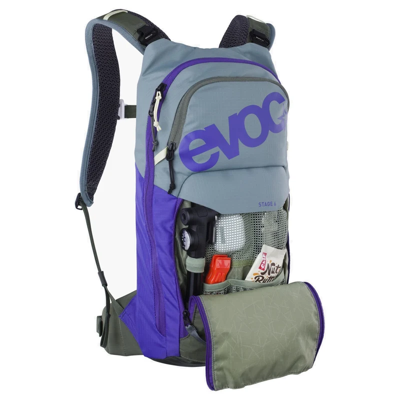 Evoc Stage 6 - Mochila 42 cm (steel/violet/dark olive)