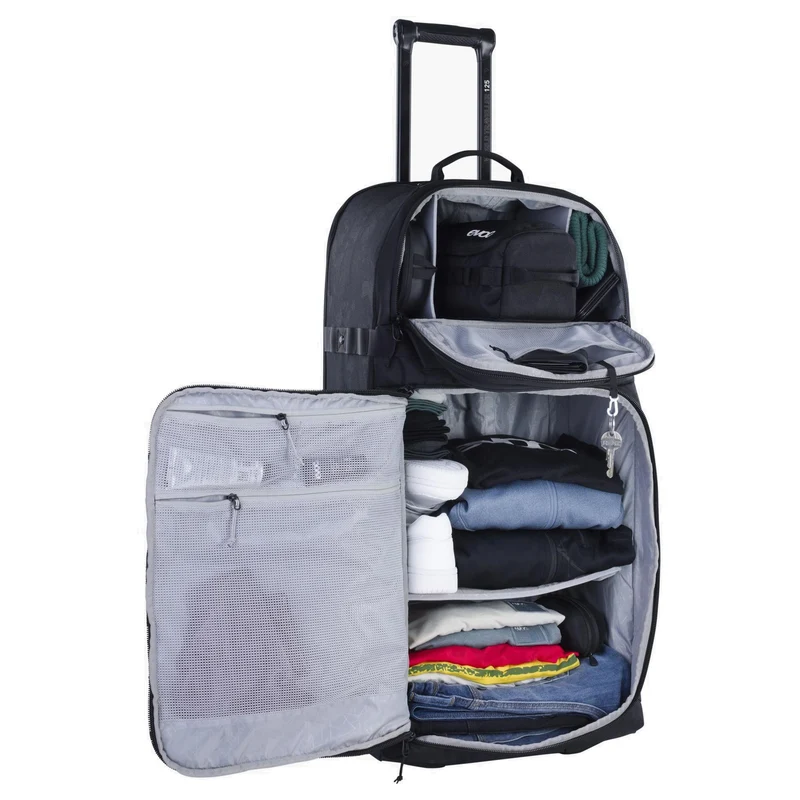 Evoc World Traveller 125 - Bolsa de viaje con ruedas 85 cm (black)