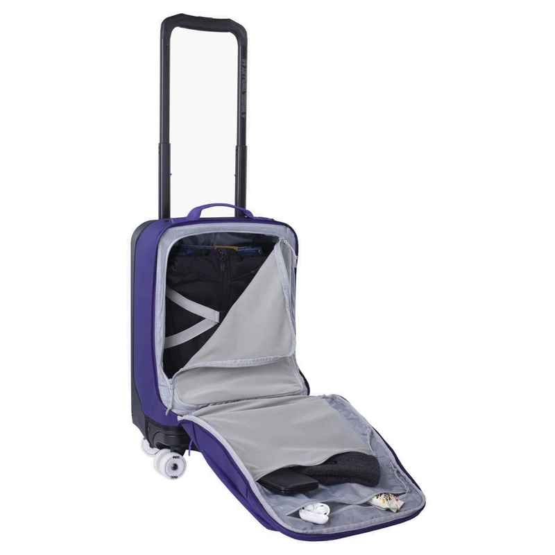 Evoc 4-Wheel Trolley 40 - Trolley de cabina con 4 ruedas S 56 cm (violet-black)