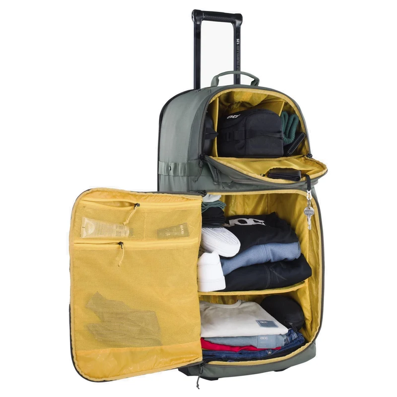 Evoc World Traveller 125 - Bolsa de viaje con ruedas 85 cm (dark olive)