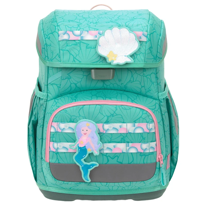 Lässig School Set Light Unique - Set de mochila escolar 6tlg. 960g (seashell turqouise)