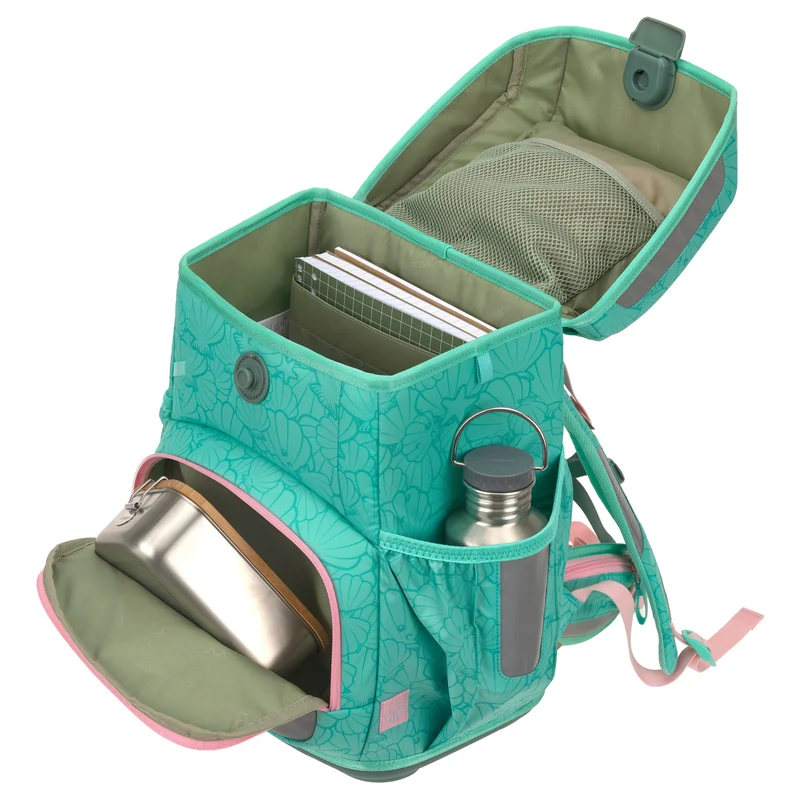 Lässig School Set Light Unique - Set de mochila escolar 6tlg. 960g (seashell turqouise)