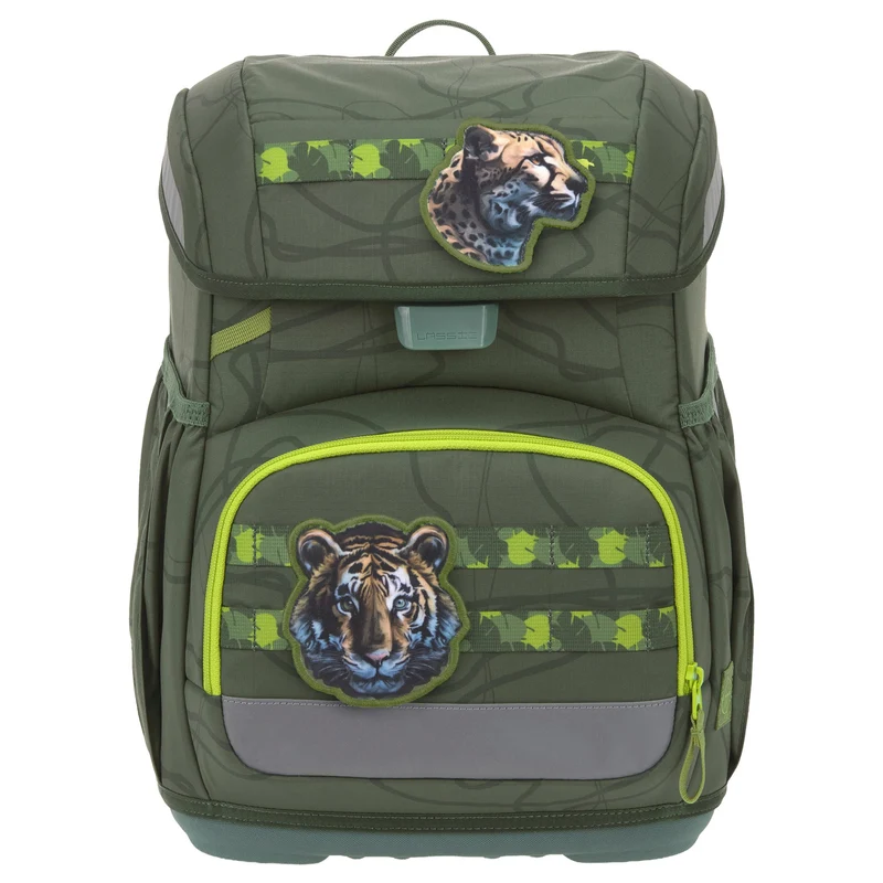Lässig School Set Light Unique - Set de mochila escolar 6 piezas 960g (jungle green)