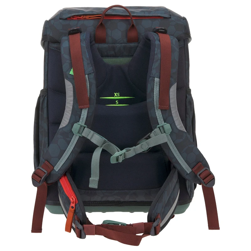 Lässig School Set Light Unique - Set de mochila escolar 6 piezas 960g (foodball deep blue)