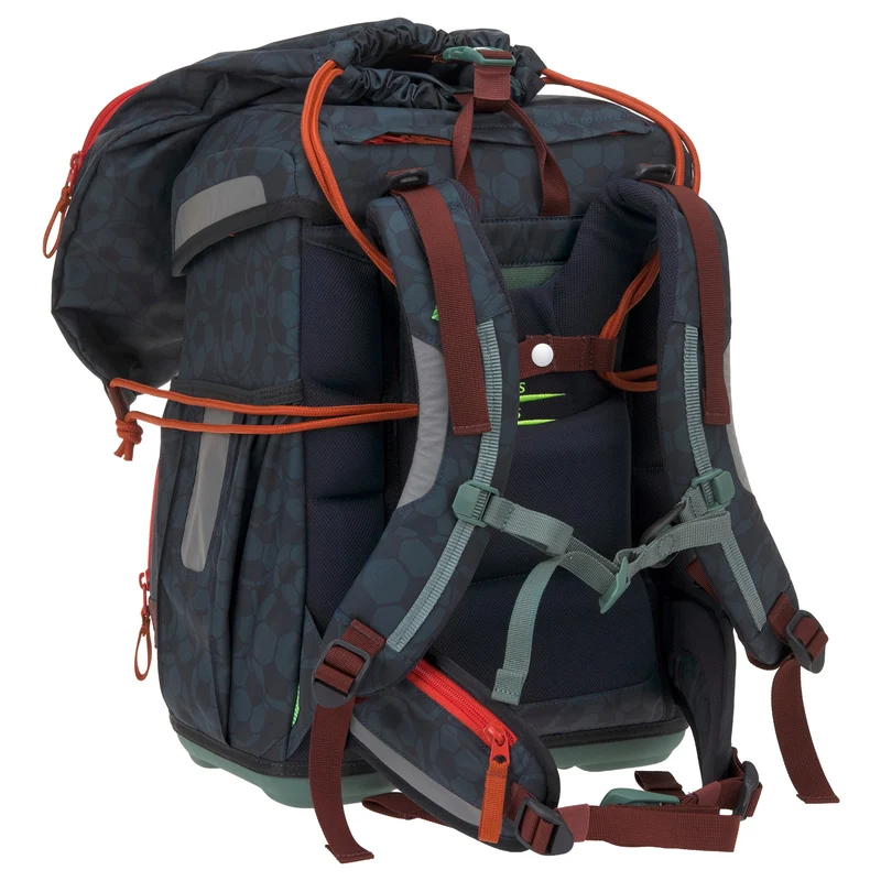 Lässig School Set Light Unique - Set de mochila escolar 6 piezas 960g (foodball deep blue)