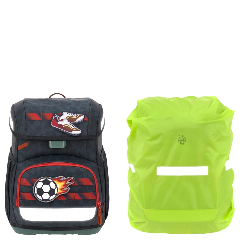 Lässig School Set Light Unique - Set de mochila escolar 6 piezas 960g (foodball deep blue)