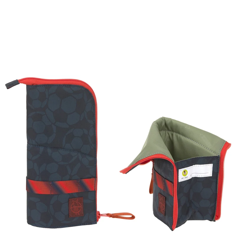 Lässig School Set Light Unique - Set de mochila escolar 6 piezas 960g (foodball deep blue)