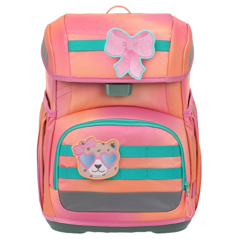 Lässig School Set Light Unique - Set de mochila escolar 6tlg. 960g (sunset pink)