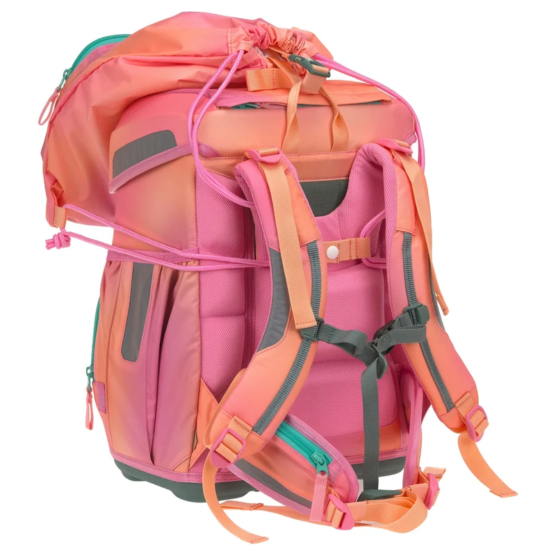 Lässig School Set Light Unique - Set de mochila escolar 6tlg. 960g (sunset pink)