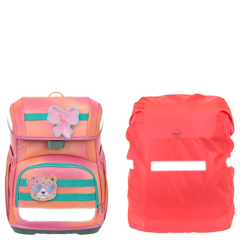 Lässig School Set Light Unique - Set de mochila escolar 6tlg. 960g (sunset pink)