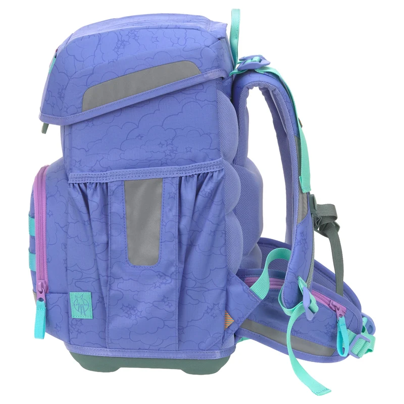 Lässig School Set Light Unique - Juego de mochila escolar 6 piezas 960g (cloud lilac)