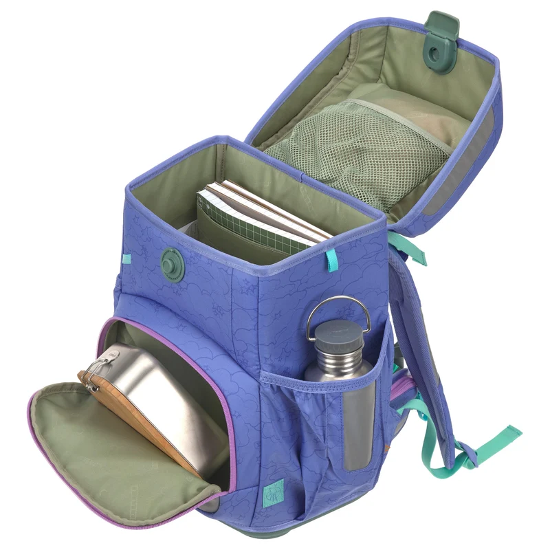 Lässig School Set Light Unique - Juego de mochila escolar 6 piezas 960g (cloud lilac)