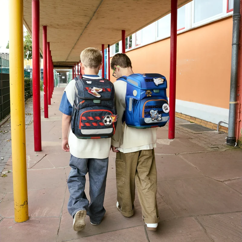 Lässig School Set Light Unique - Set de mochila escolar 6tlg. 960g (space blue)
