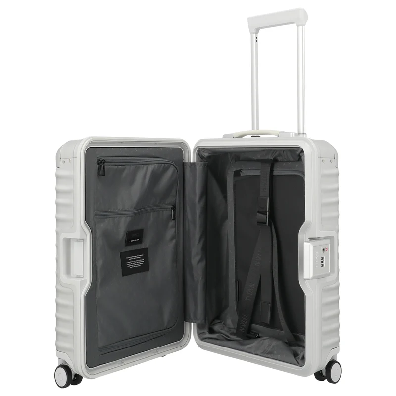 TITAN ETERNITY - Trolley de cabina con 4 ruedas 55 cm (silver)
